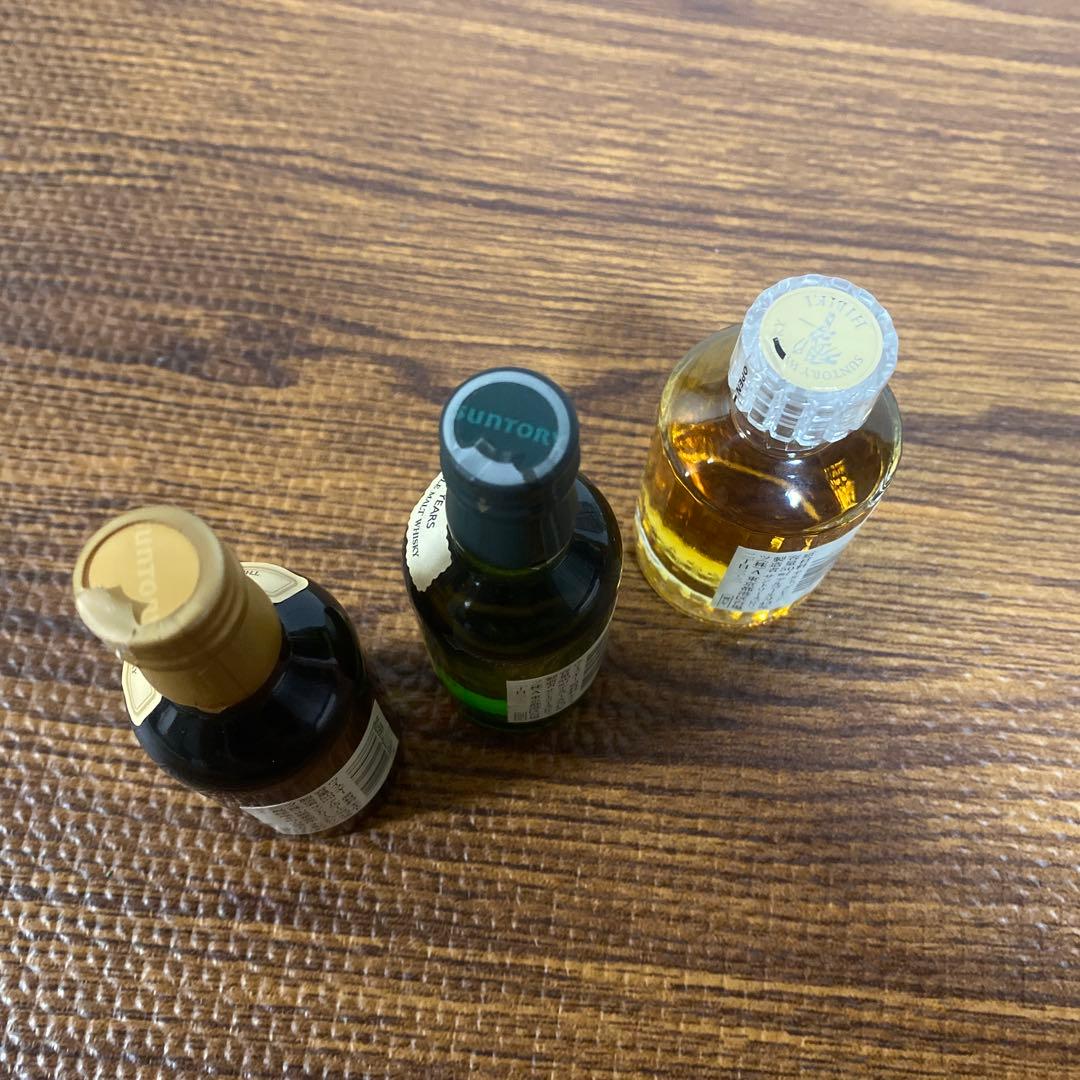 【sho】ミニボトル　50ml 山崎12年・白州12年・響17年ウイスキー