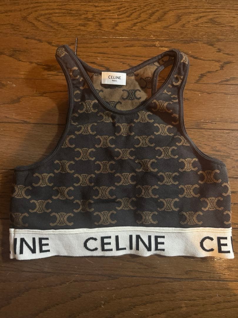 CELINE セリーヌ アスリートブラトップ トリオンフ タンクトップ