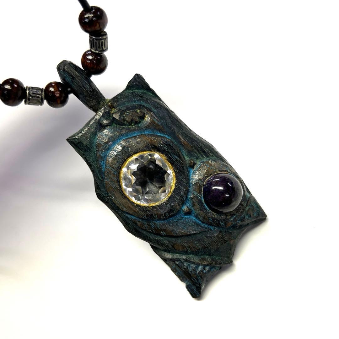 激レア　アイヌコタン　西田智三さん天然石　ラリマー　水晶　クリスタル　スギライト