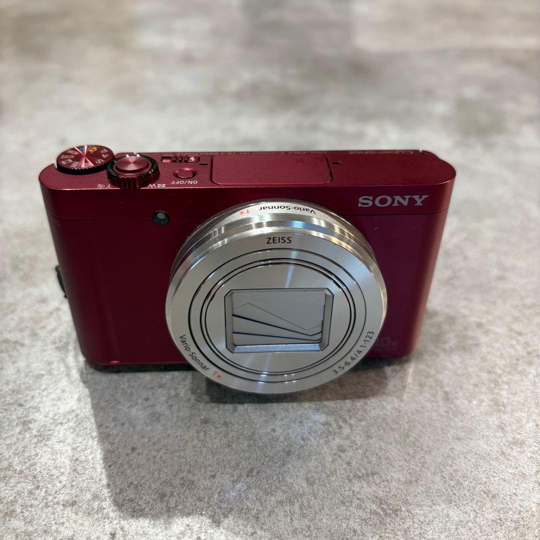 SONY DSC-WX500 レッド コンパクトデジタルカメラ