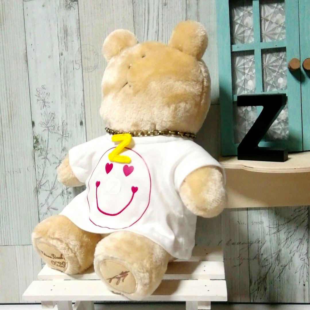 ［７］ぬいぐるみ　洋服　スマイル　お座りクマ　チャングンソク　Zikzin