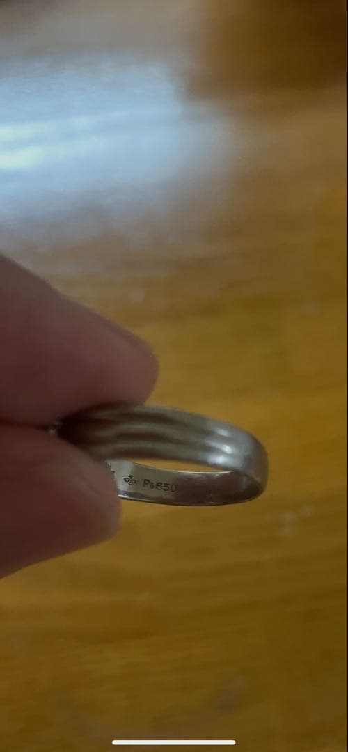 プラチナダイヤモンドリング5.6g