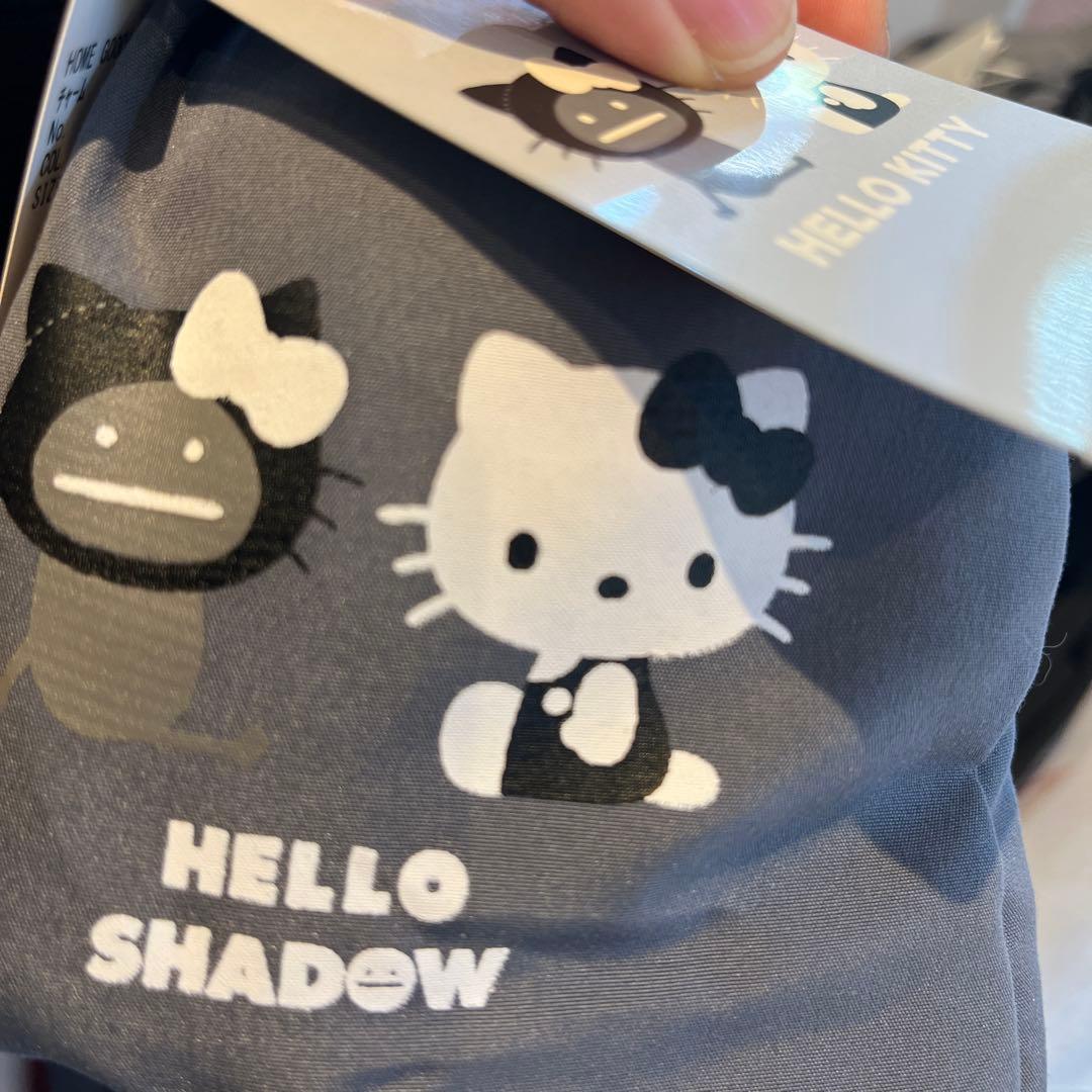 ぬいぐるみチャーム袋 HELLO SHADOWウォレット財布ハローキティグラニフ