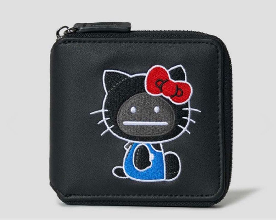 ぬいぐるみチャーム袋 HELLO SHADOWウォレット財布ハローキティグラニフ