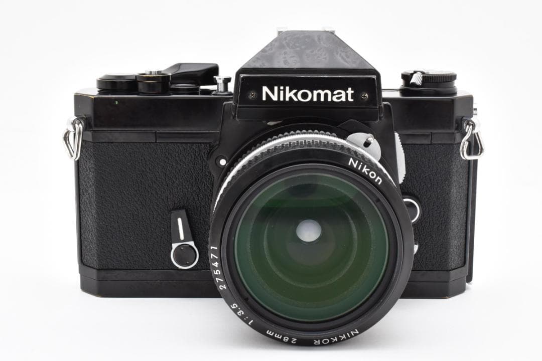 完動良品 ニコマートFT2 黒 + 28mm F3.5 非Ai｜モルト交換済