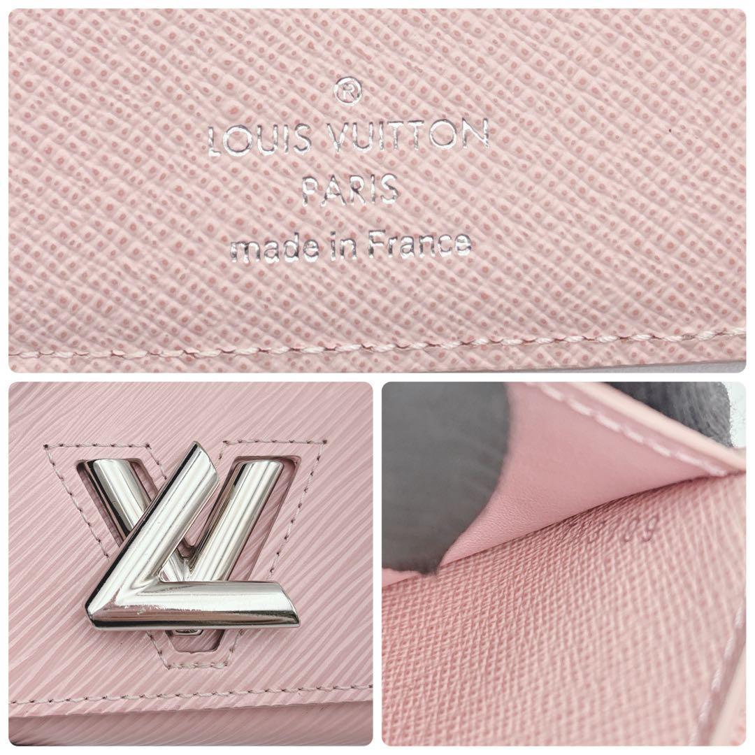 ルイヴィトン ポルトフォイユ ツイスト コンパクト XS ピンク 三つ折り エピ