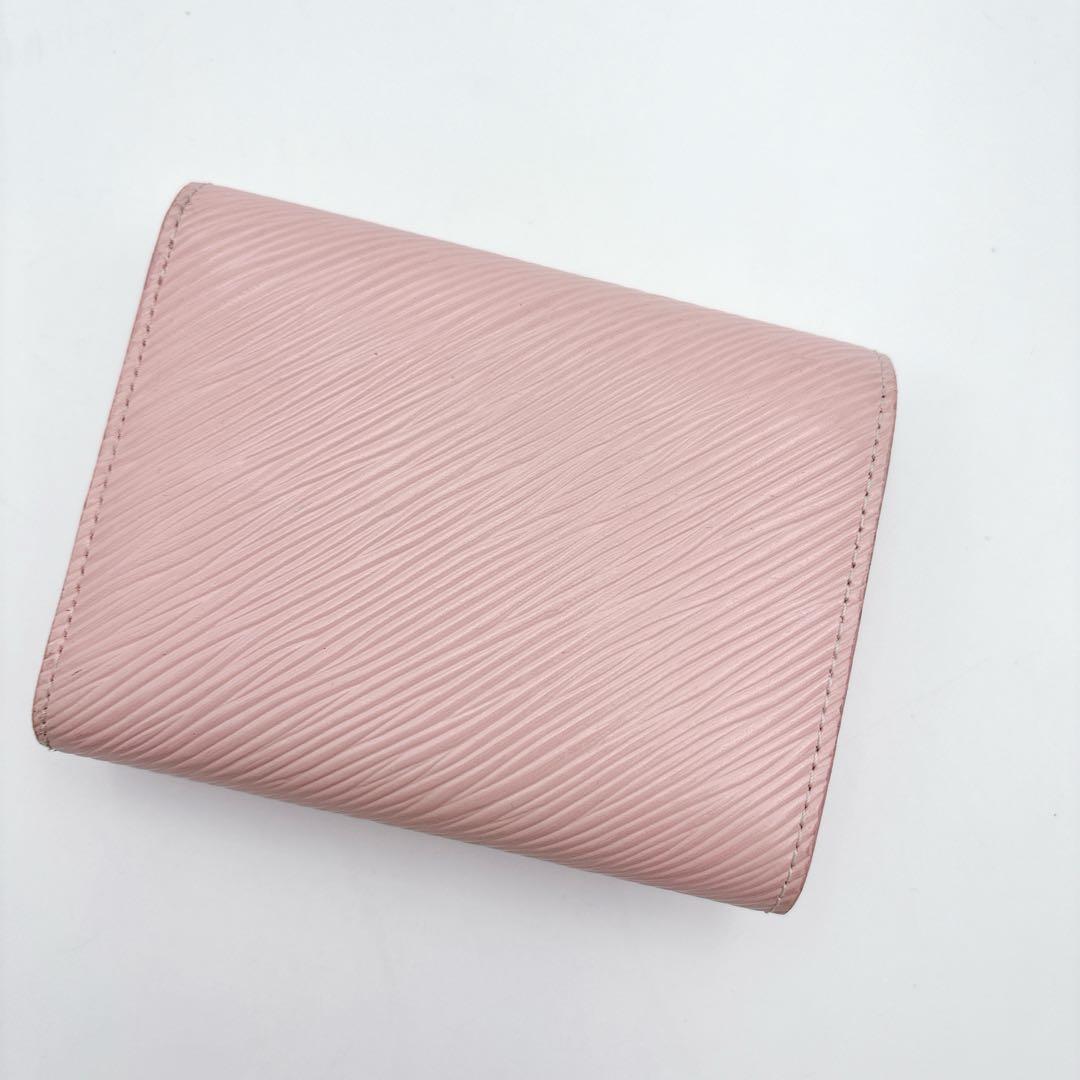 ルイヴィトン ポルトフォイユ ツイスト コンパクト XS ピンク 三つ折り エピ