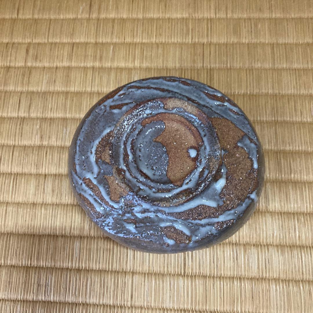 絵唐津沓茶碗　十三代中里太郎右衛門作