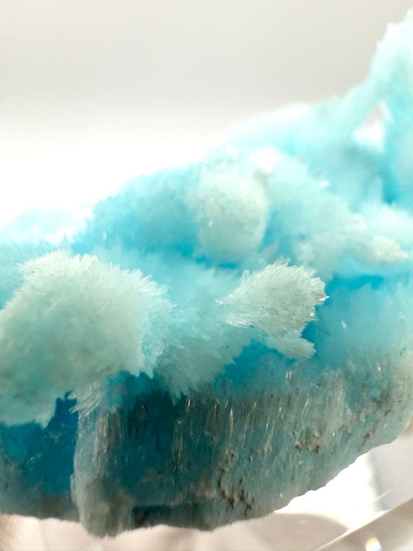 ブルーアラゴナイト　霞石　原石　天然石　鉱物標本　鉱物　石