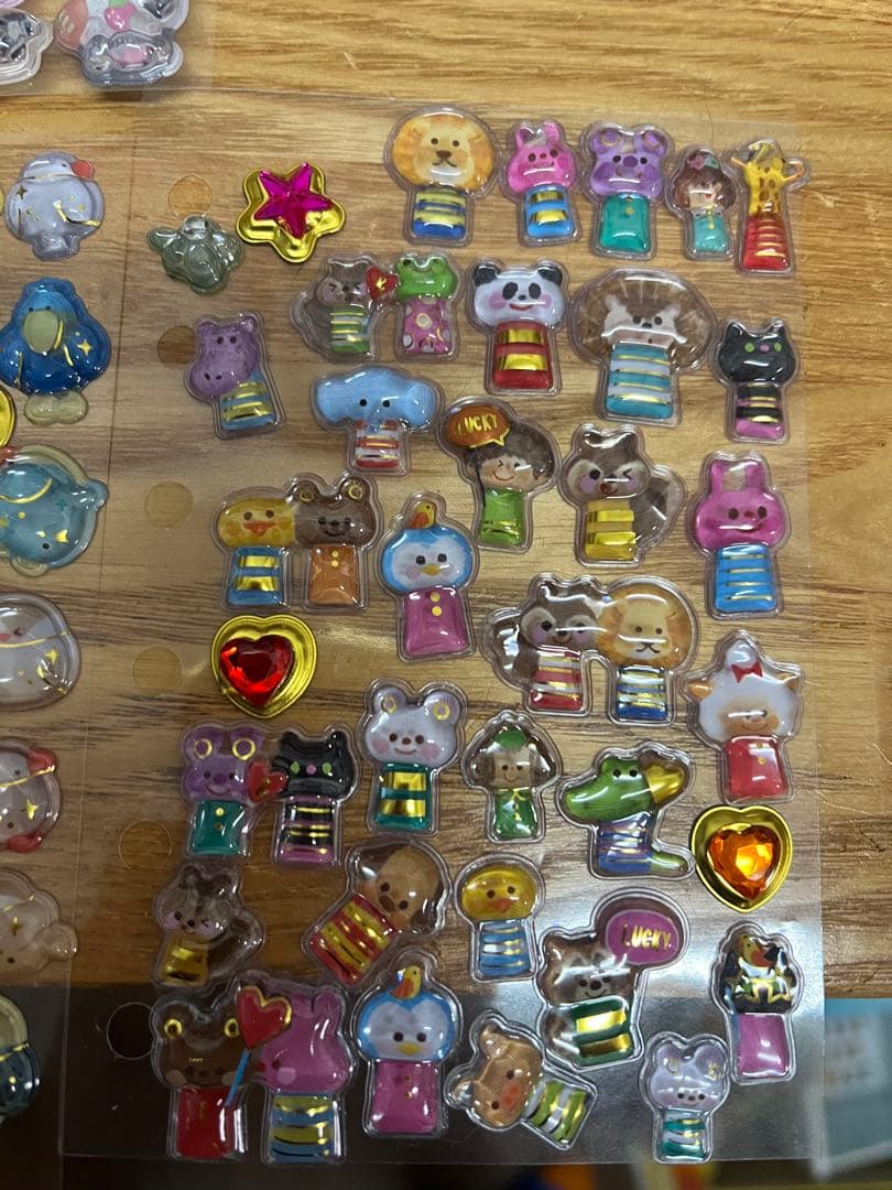 ボンボンシール硬いサンリオハシビロコウ他おまけ付き最後ページ