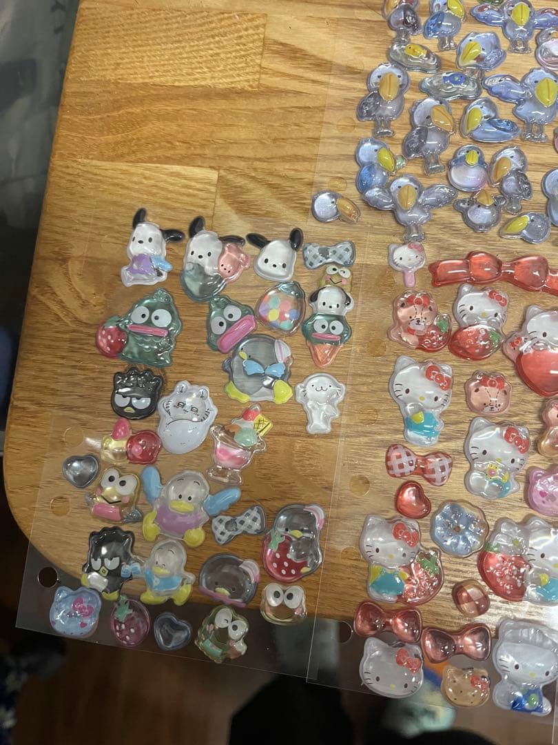 ボンボンシール硬いサンリオハシビロコウ他おまけ付き最後ページ