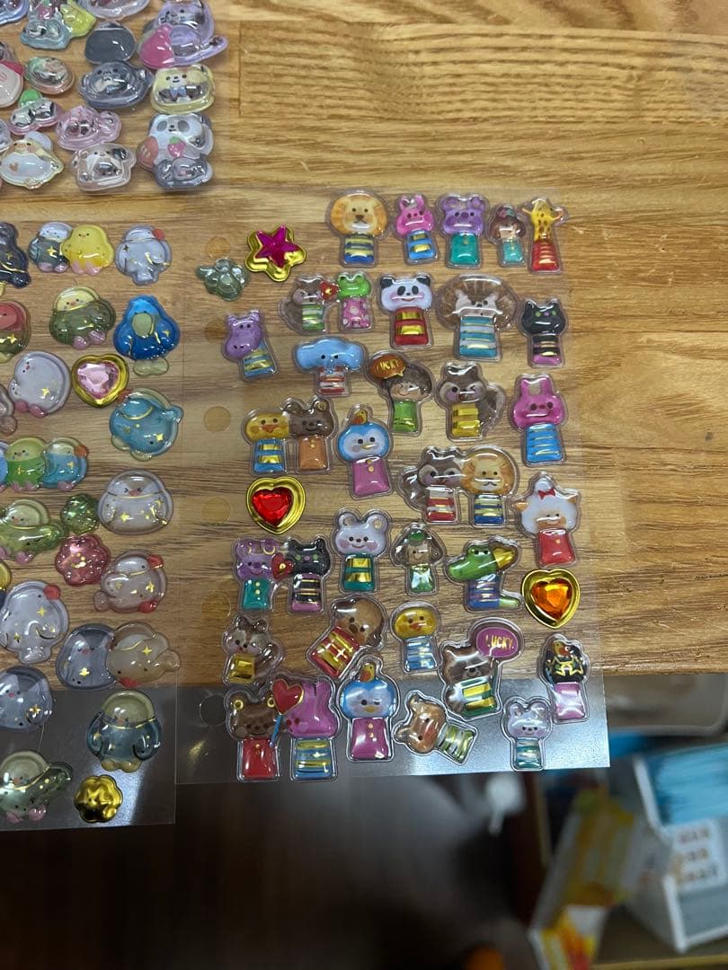 ボンボンシール硬いサンリオハシビロコウ他おまけ付き最後ページ