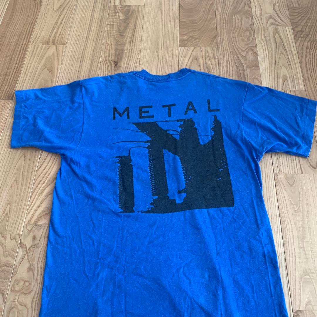 80s R.E.M. バンドTシャツ USA製 L ヴィンテージ 青