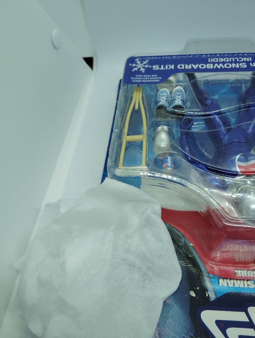 未開封　ペプシマン　ウルトラフリーポーズフィギュア(スノーボード・ブルー)