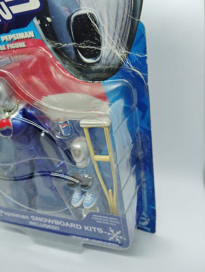 未開封　ペプシマン　ウルトラフリーポーズフィギュア(スノーボード・ブルー)