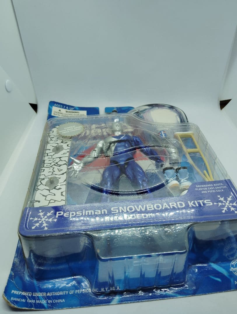 未開封　ペプシマン　ウルトラフリーポーズフィギュア(スノーボード・ブルー)
