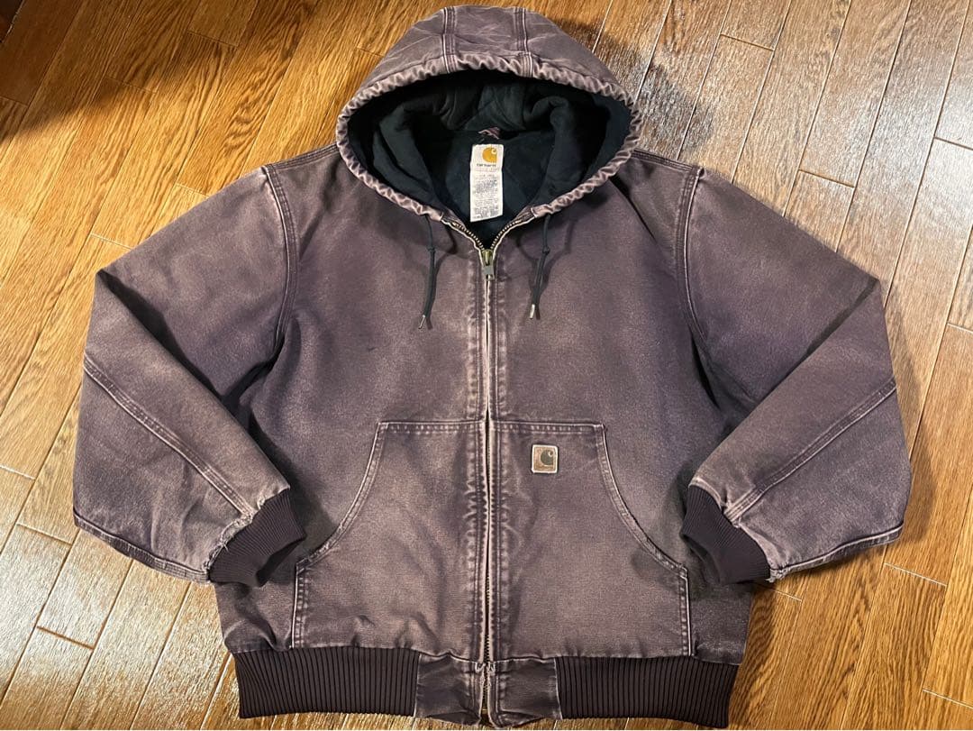 幻 廃盤 カーハート J130 アクティブジャケット DWN ディープワイン L