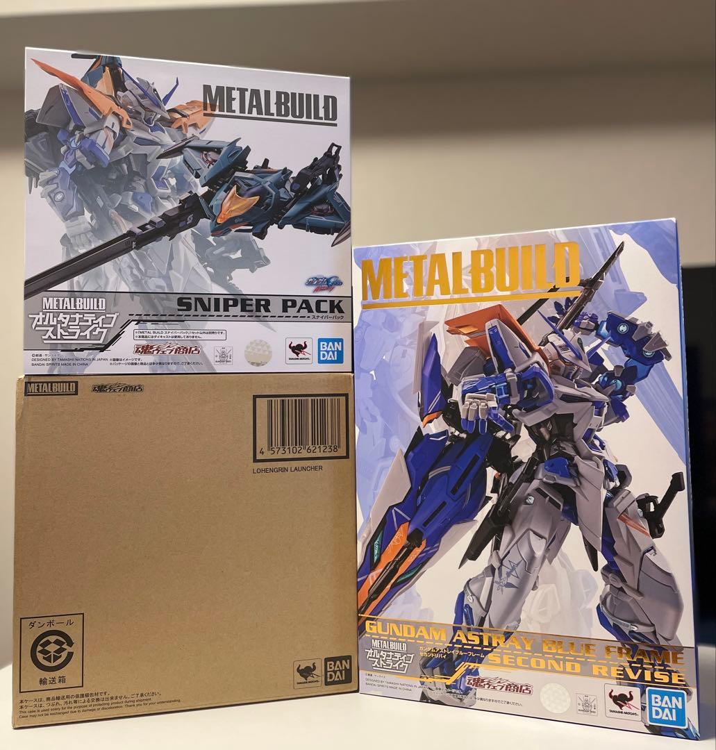 【未開封】L BUILDアストレイブルーフレームセカンドリバイ3点セット