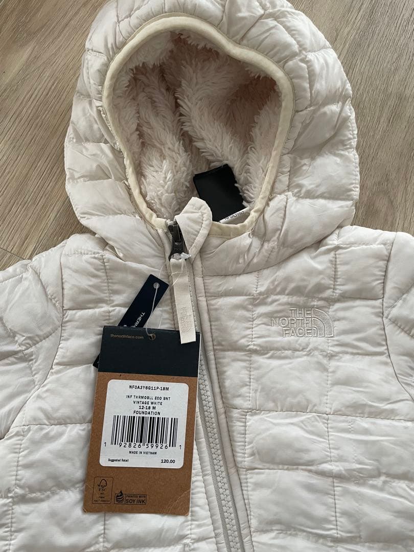 THE NORTH FACE 80cm(12m-18m) ホワイト