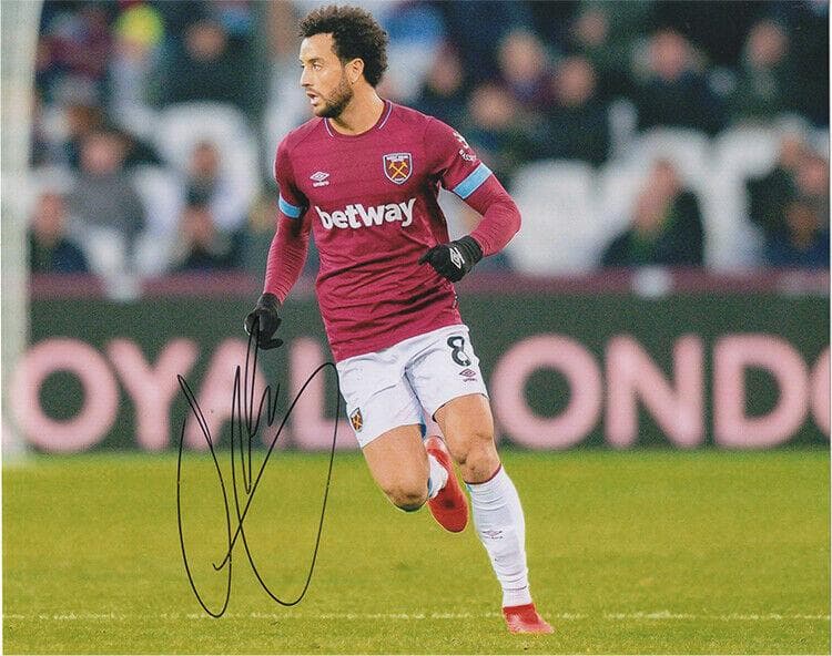 直筆サイン入り写真 フェリペ・アンデルソン ウェストハムFC SA鑑定済