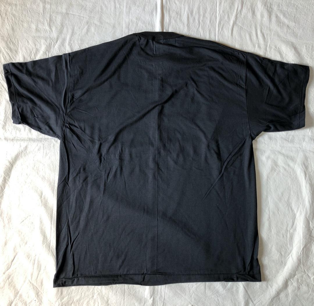 【3枚】未使用 デッド USA製 STRIPES ブラック Tシャツ XL