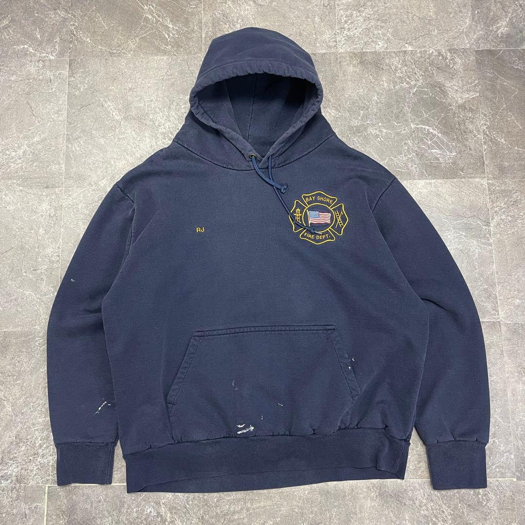 【90’s CAMBER】 USA製 パーカー XL ネイビー