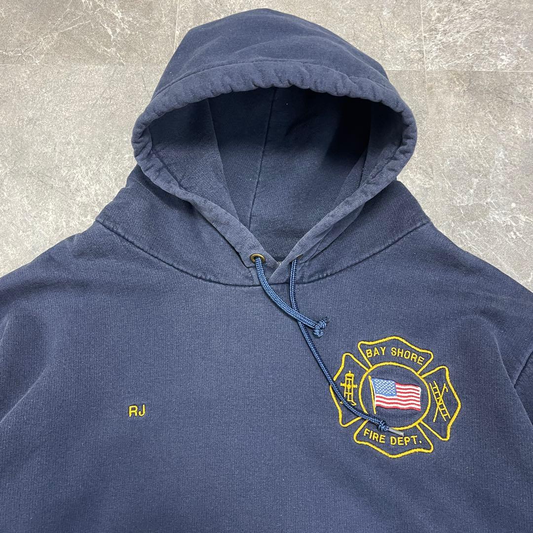 【90’s CAMBER】 USA製 パーカー XL ネイビー