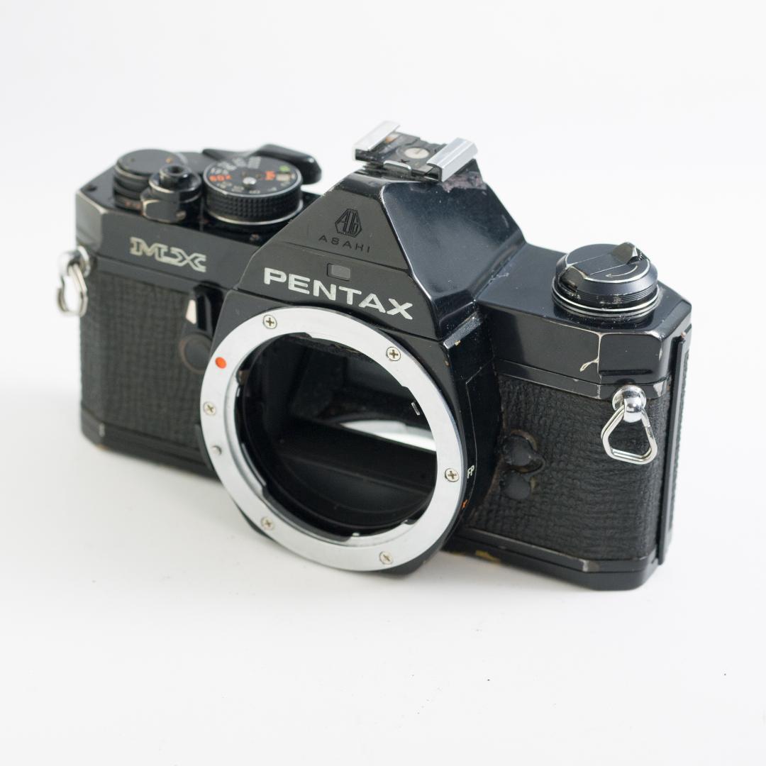 ペンタックス 軽量 機械式一眼レフ MX 黒 ブラック サンプル掲載 現状品