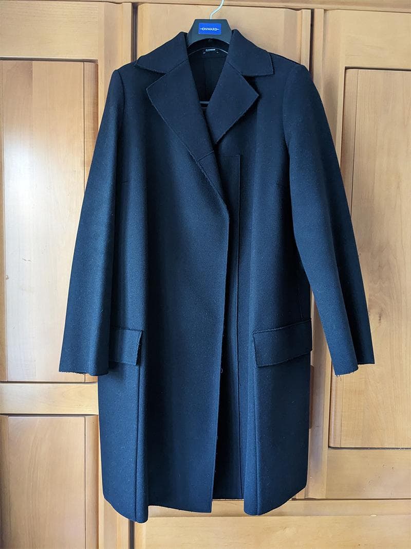 ジルサンダーネイビー JIL SANDER NAVY ウールコート