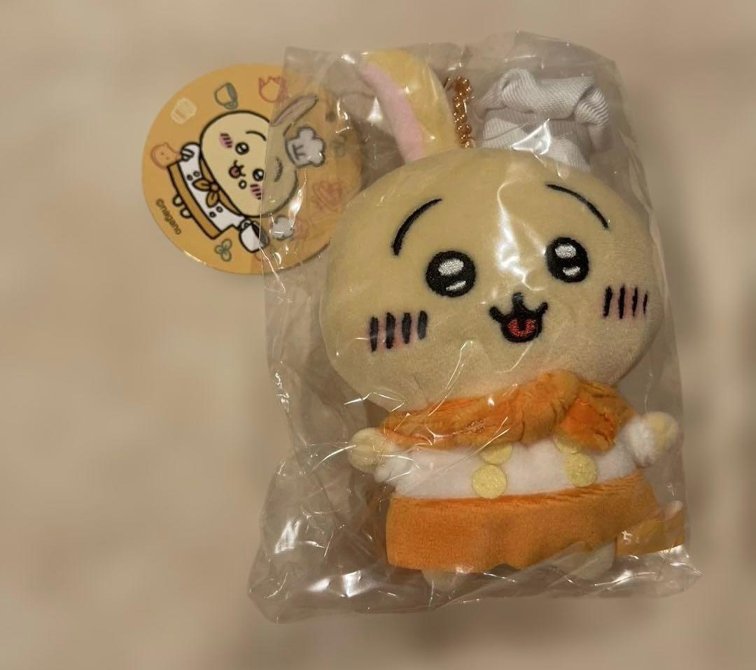 ちいかわ カフェのコックさんマスコット ちいかわ ハチワレ うさぎ 新品 タグ付