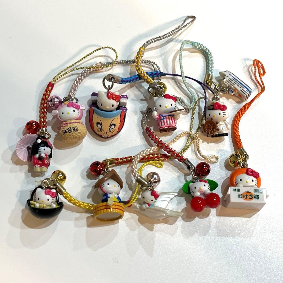 ハローキティ ご当地キティ ストラップ 根付け まとめ売り サンリオ