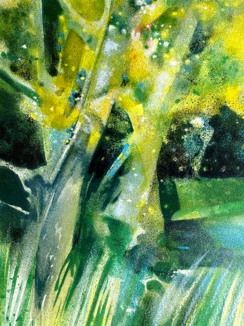 カミーユ・イレール　「春の水面」　リトグラフ6/175真贋証明書付き