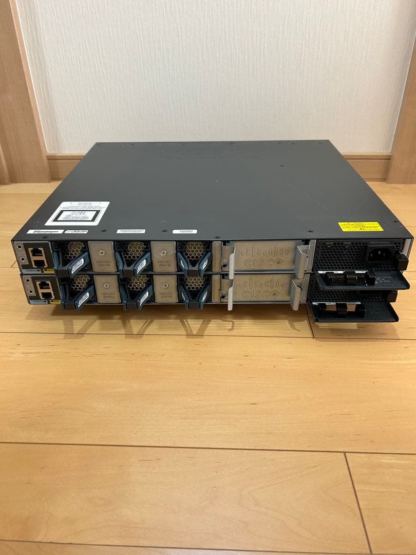【 CCNA、CCNP】2台セットCisco L3スイッチ3650