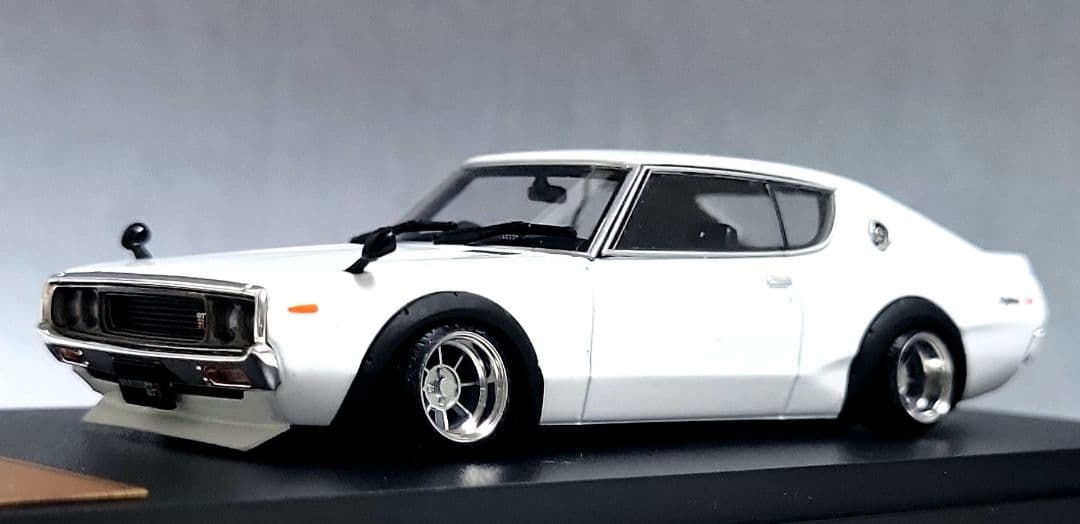 1/43　スカイライン改　ケンメリ2Dr　ハヤシ　ホイール　アルミ製　深リム