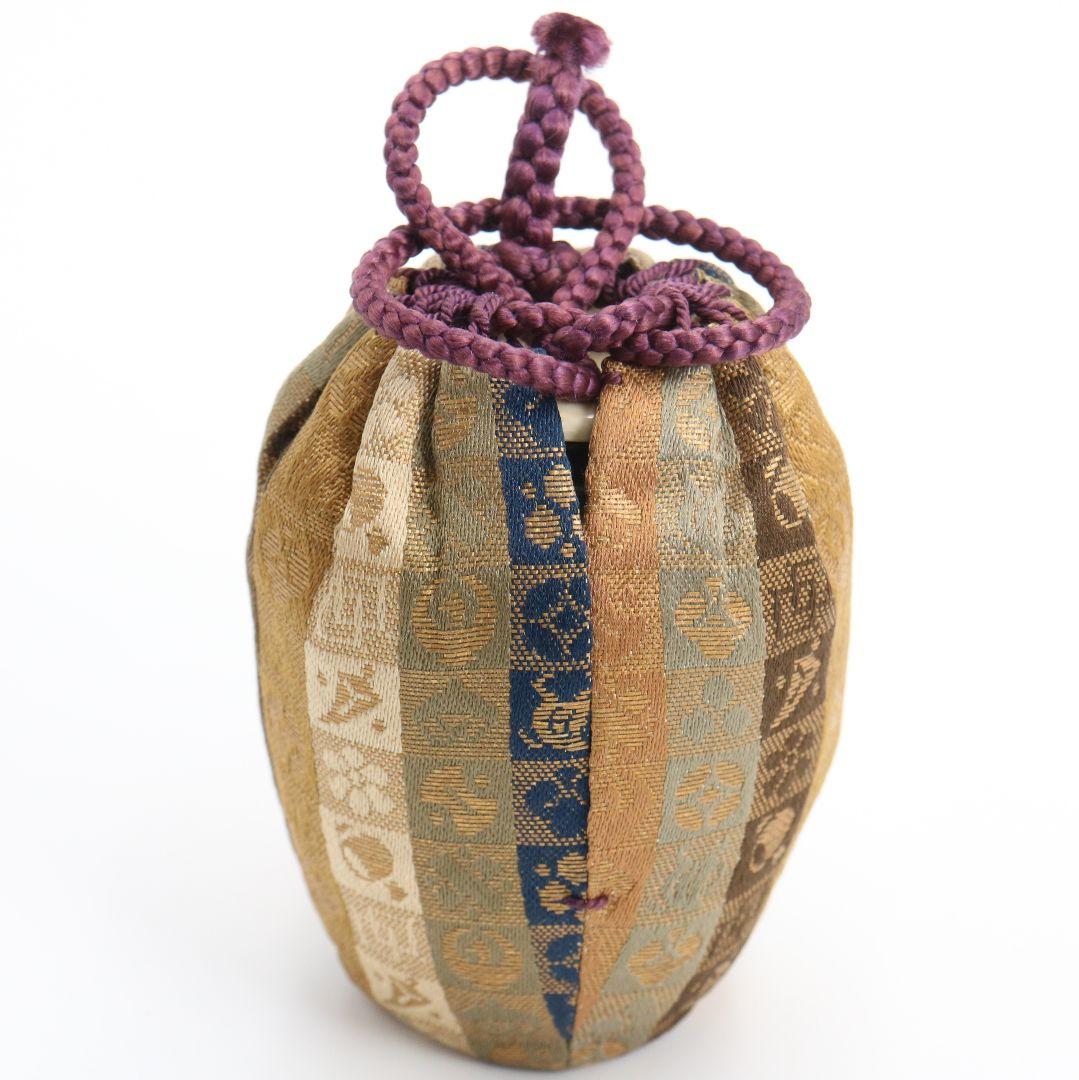 高取焼宗家 十一代 高取静山作 肩衝茶入 茶道具 共箱　V908