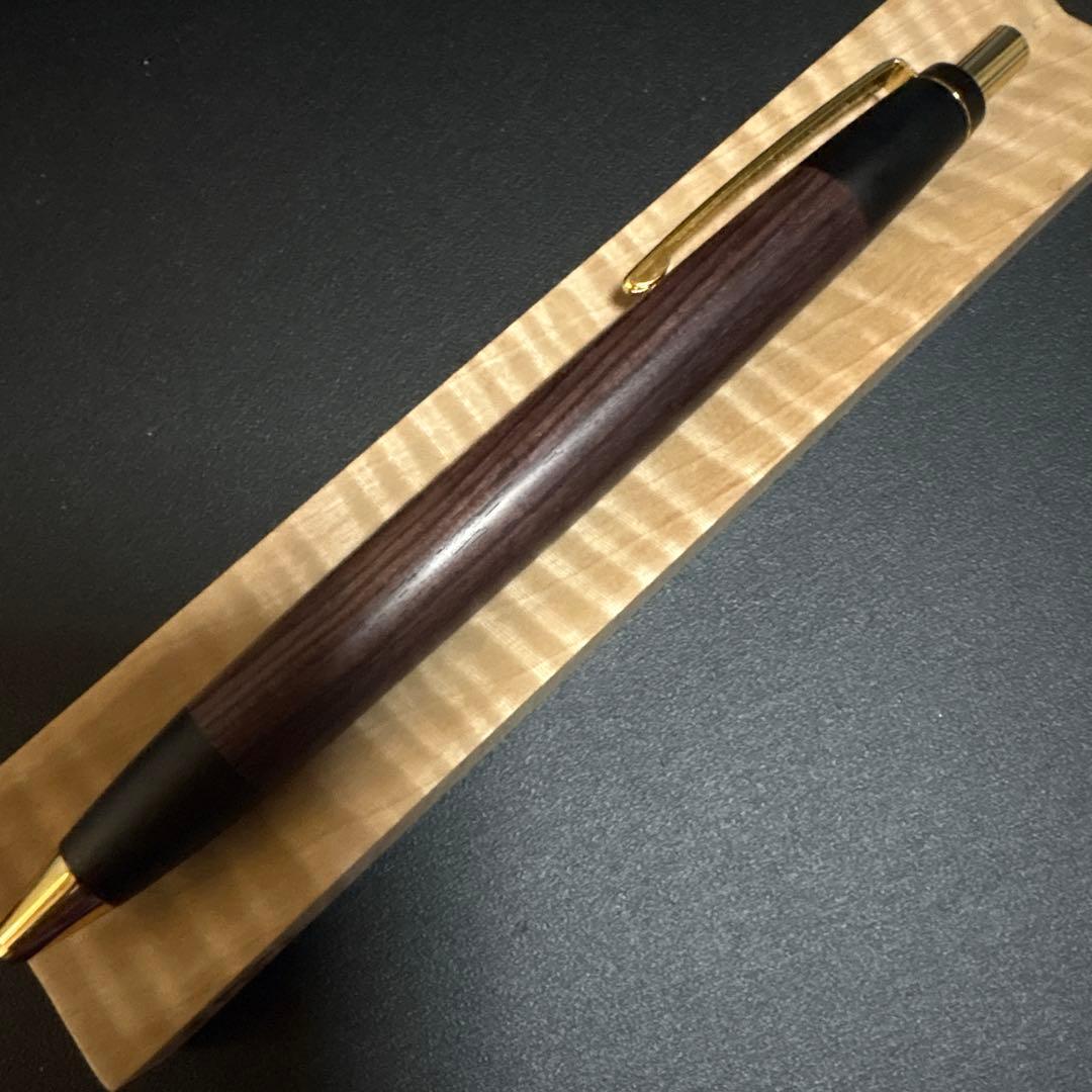 〈極美品〉野原工芸　キングウッド　スタンダードボールペン