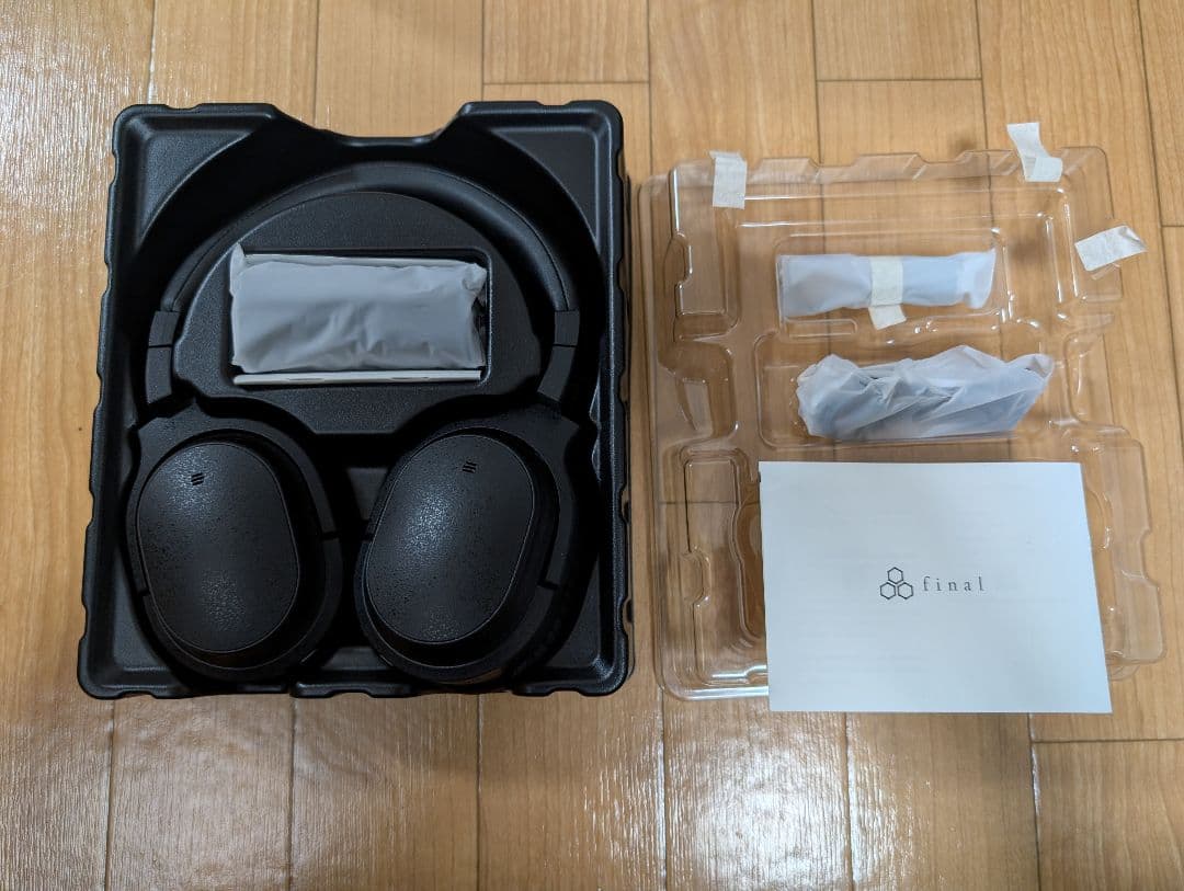 final UX3000 ワイヤレスヘッドフォン ブラック