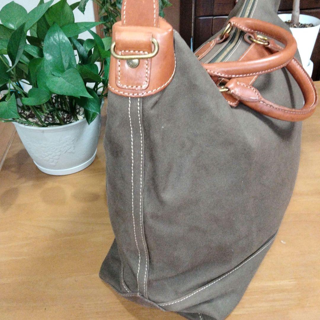 木の庄帆布 2WAY ボストンバッグ