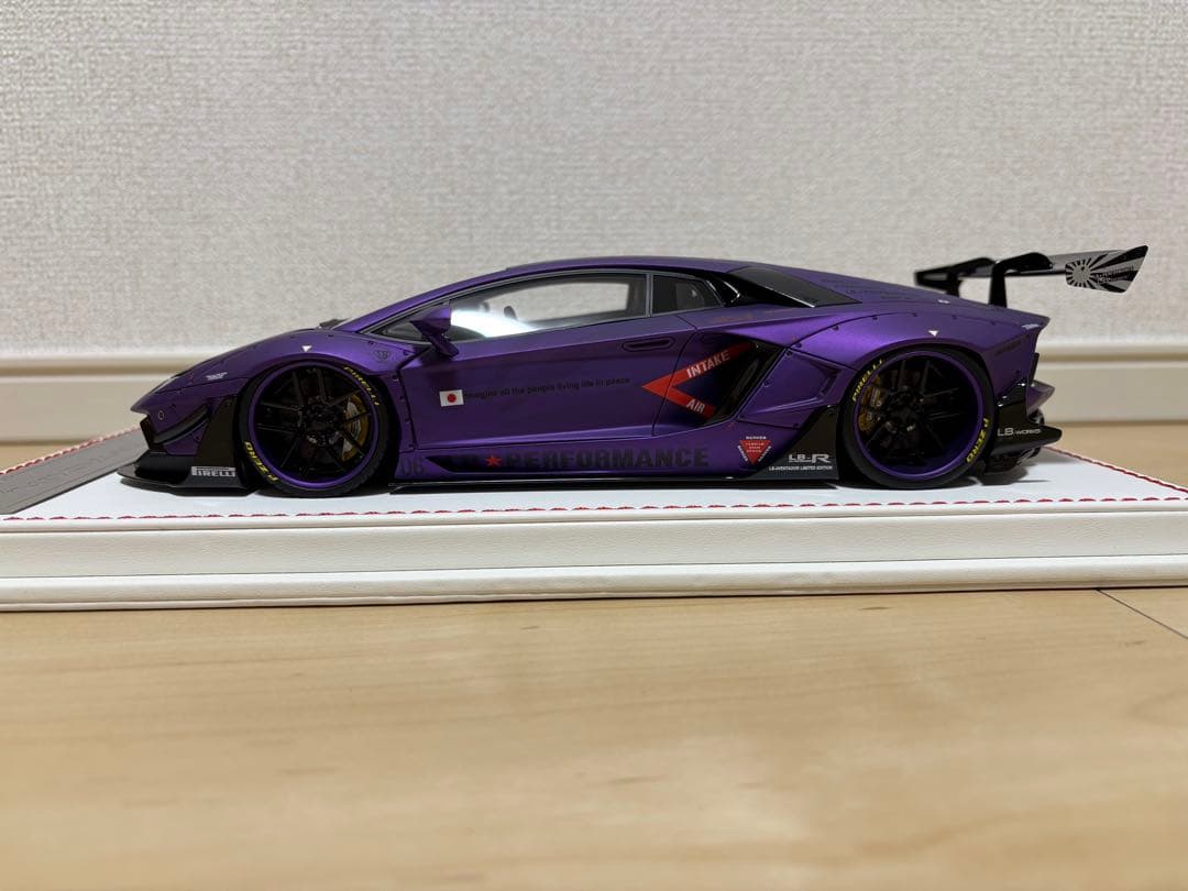 ミニカー D&G LB Aventador 2.0 Purple Zero Fighter