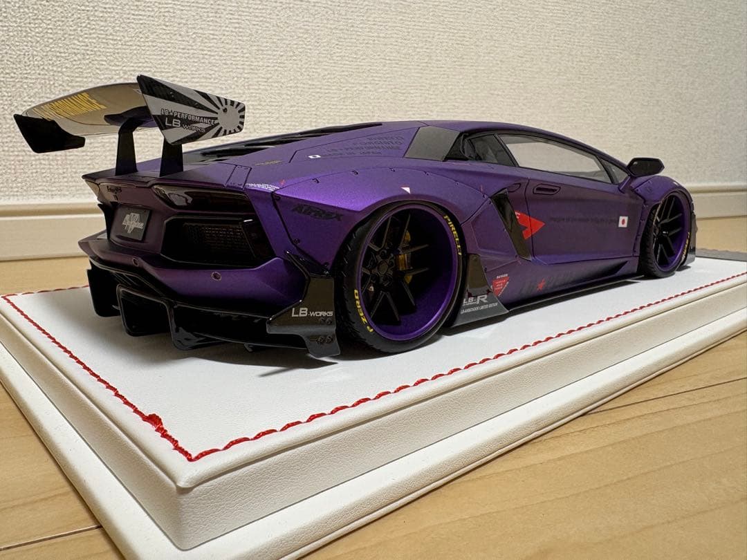 ミニカー D&G LB Aventador 2.0 Purple Zero Fighter