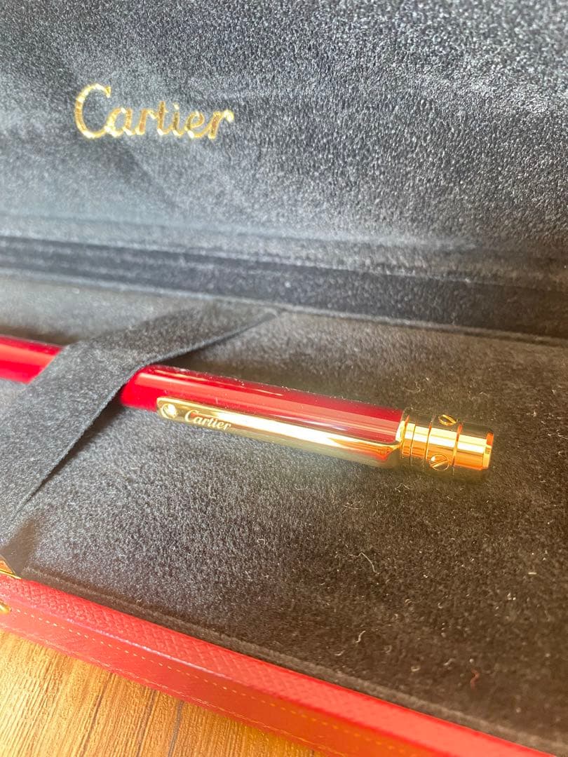 Cartier 赤 ボールペン 本体