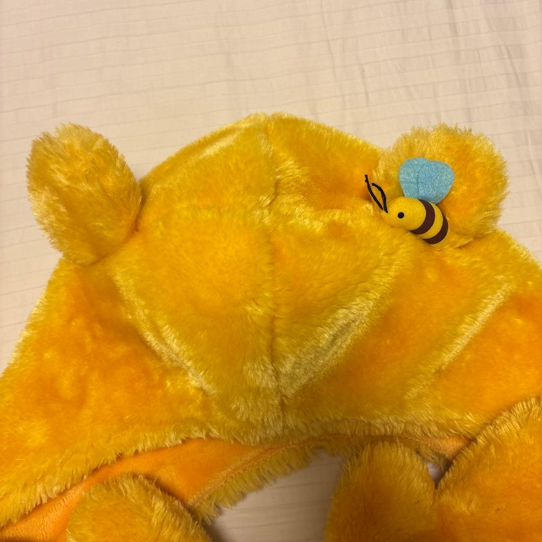 レア　ディズニーリゾート　プーさん　マフラー　ファーキャップ