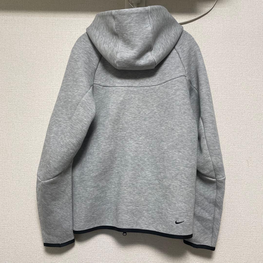 ナイキ テックフリース パーカー フルジップ グレー S
