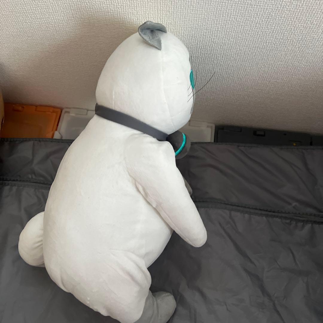 猫のキャラクター ぬいぐるみ 約50cm