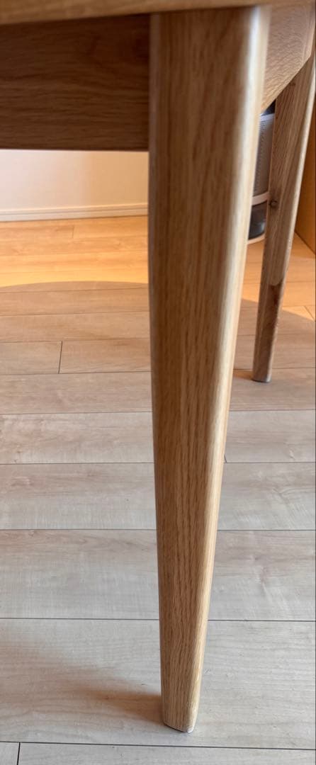 リセノ　伸長式テーブル　ナチュラル 高さ 68cm