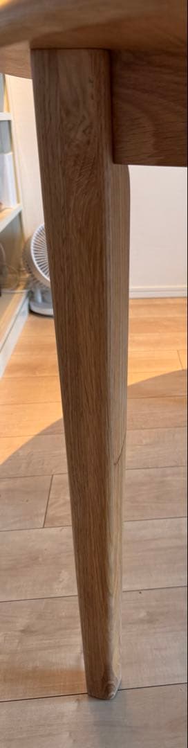 リセノ　伸長式テーブル　ナチュラル 高さ 68cm