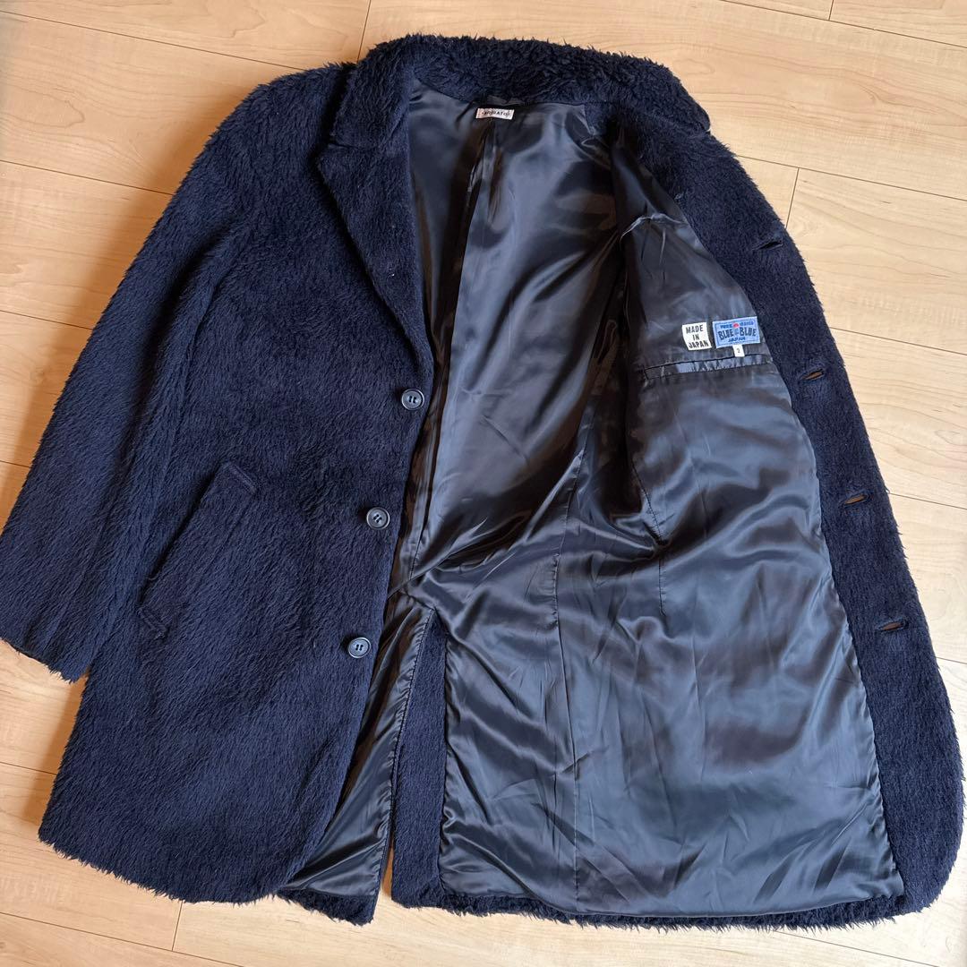 BLUE BLUE JAPAN アルパカシャギージャケット