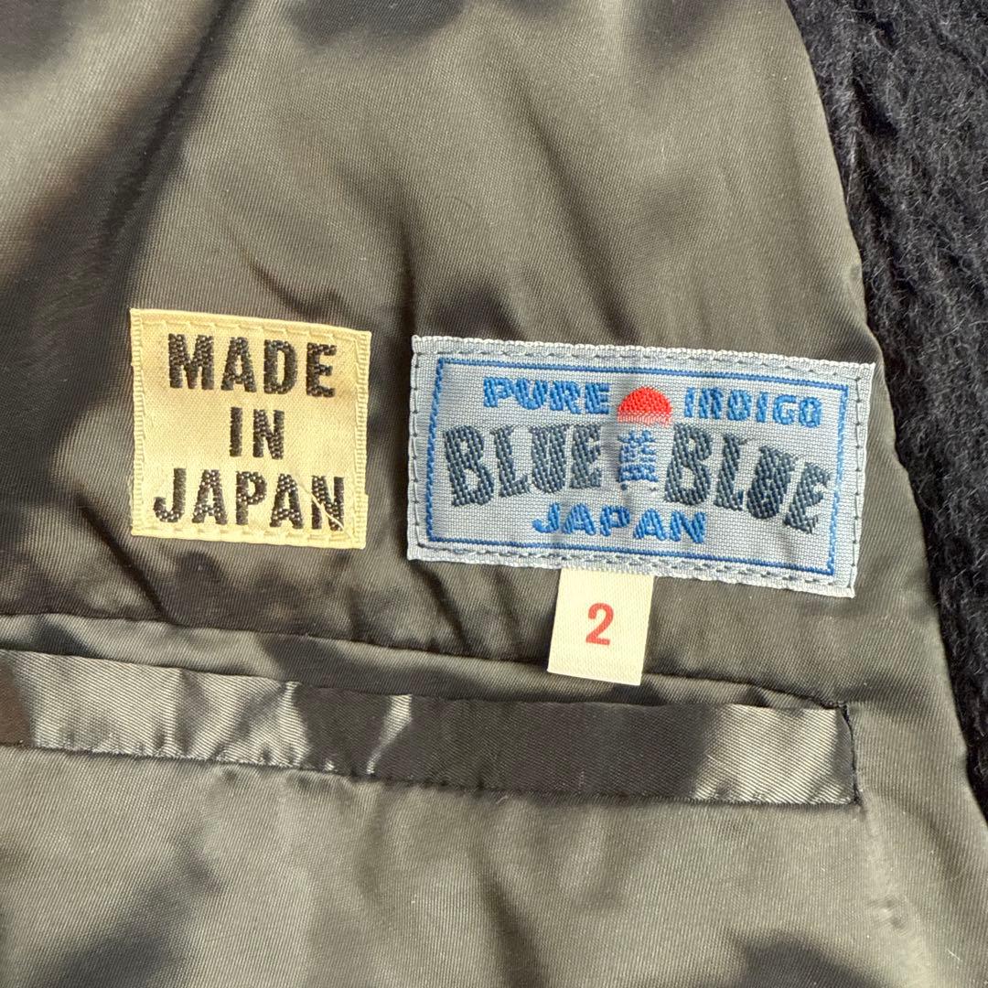 BLUE BLUE JAPAN アルパカシャギージャケット