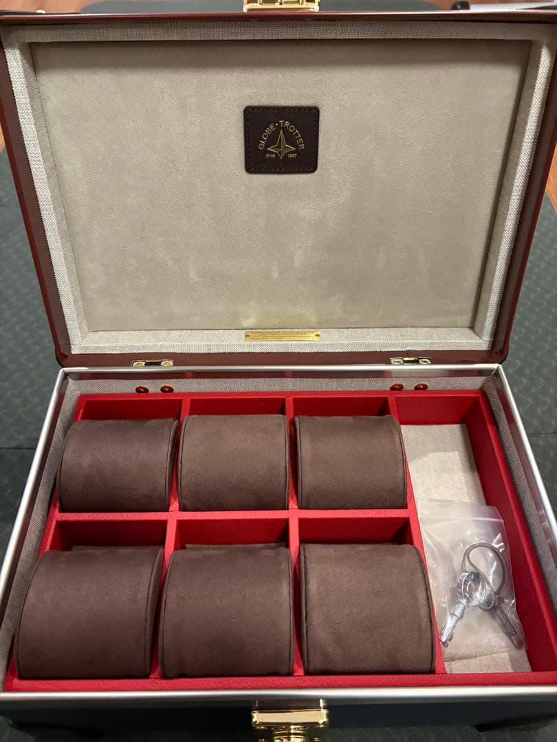 値引金額受付Globe Trotterグローブトロッターウォッチケース10年保証