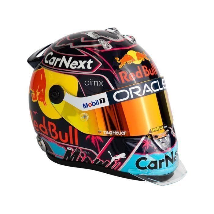 フェルスタッペン1/2ヘルメット 2022マイアミ verstappen